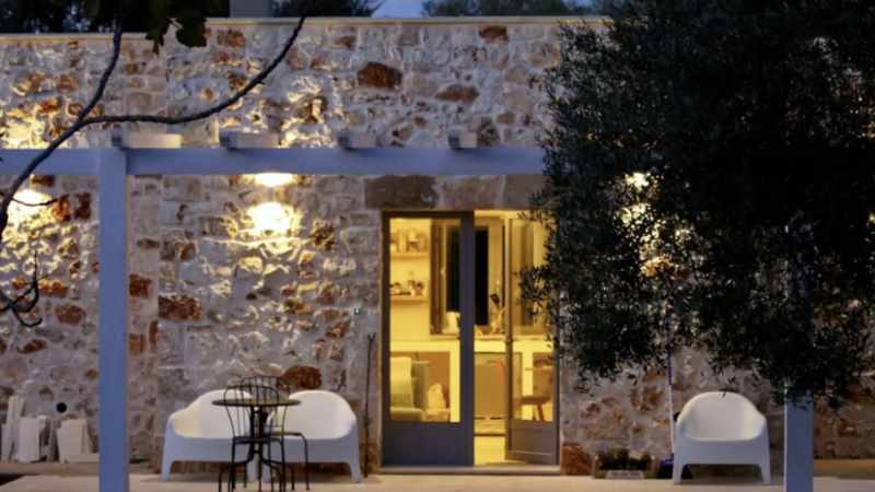 Modern Home & Trullo with Pool in Olive Grove